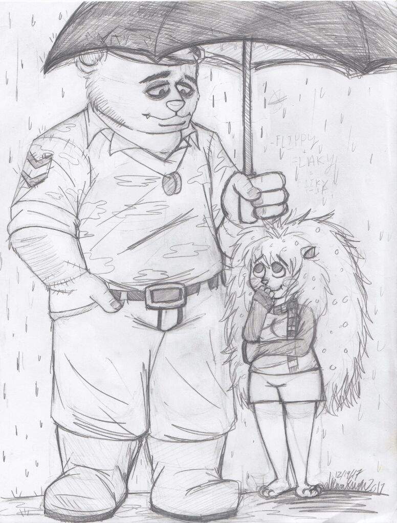 776x1024 Love Pours Down Like Rain (Sketch) Happy Tree Friends Amino - Rain Sketch