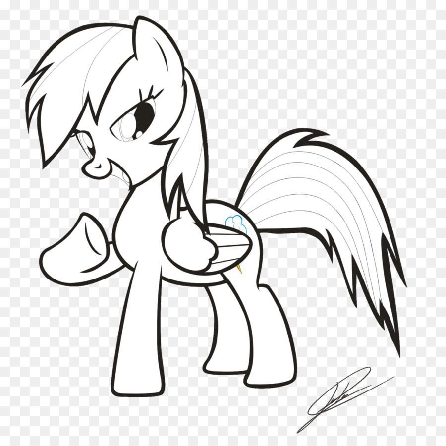 900x900 Pony Rainbow Dash Line Art Sketch Black And White - Rainbow Dash Sketch