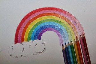 320x213 Rainbow Sketch Random Drawing I Have Just Done Using - Rainbow Sketch