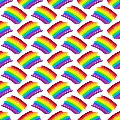 470x470 Rainbow Sketch Fabric - Rainbow Sketch