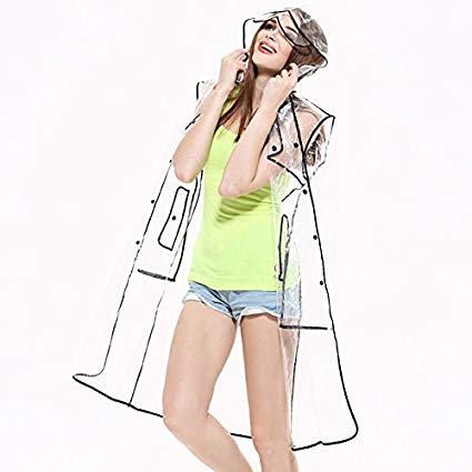 425x425 Note. Vilead Unisex Adult Eva Transparent Raincoat Amazon.in - Raincoat Sketch