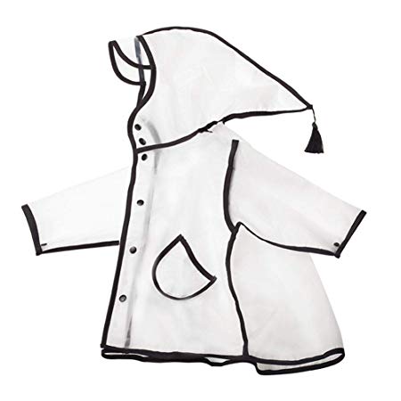450x450 Wingbind Raincoat For Boys Girls,lovely Elf Style Tassel Decor - Raincoat Sketch