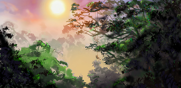 Rainforest Sketch at PaintingValley.com | Explore collection of