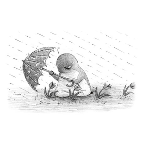 450x450 Rainy Day Gwen Penn - Rainy Day Sketch