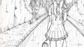 280x158 Picture Of Rainy Day Drawing Best Hd Wallpaper - Rainy Day Sketch For Kids