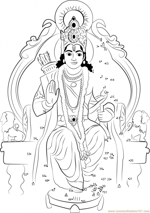 493x700 Lord Rama Sketch - Rama Sketch