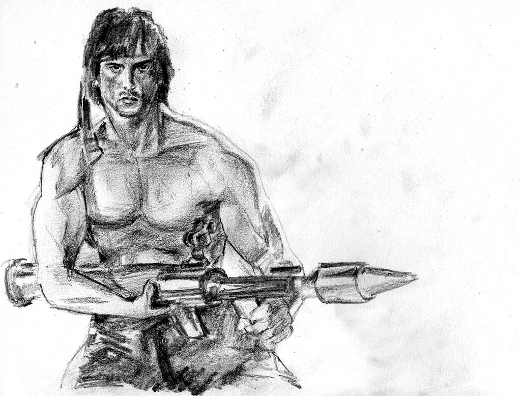Rambo Sketch at Explore collection of Rambo Sketch