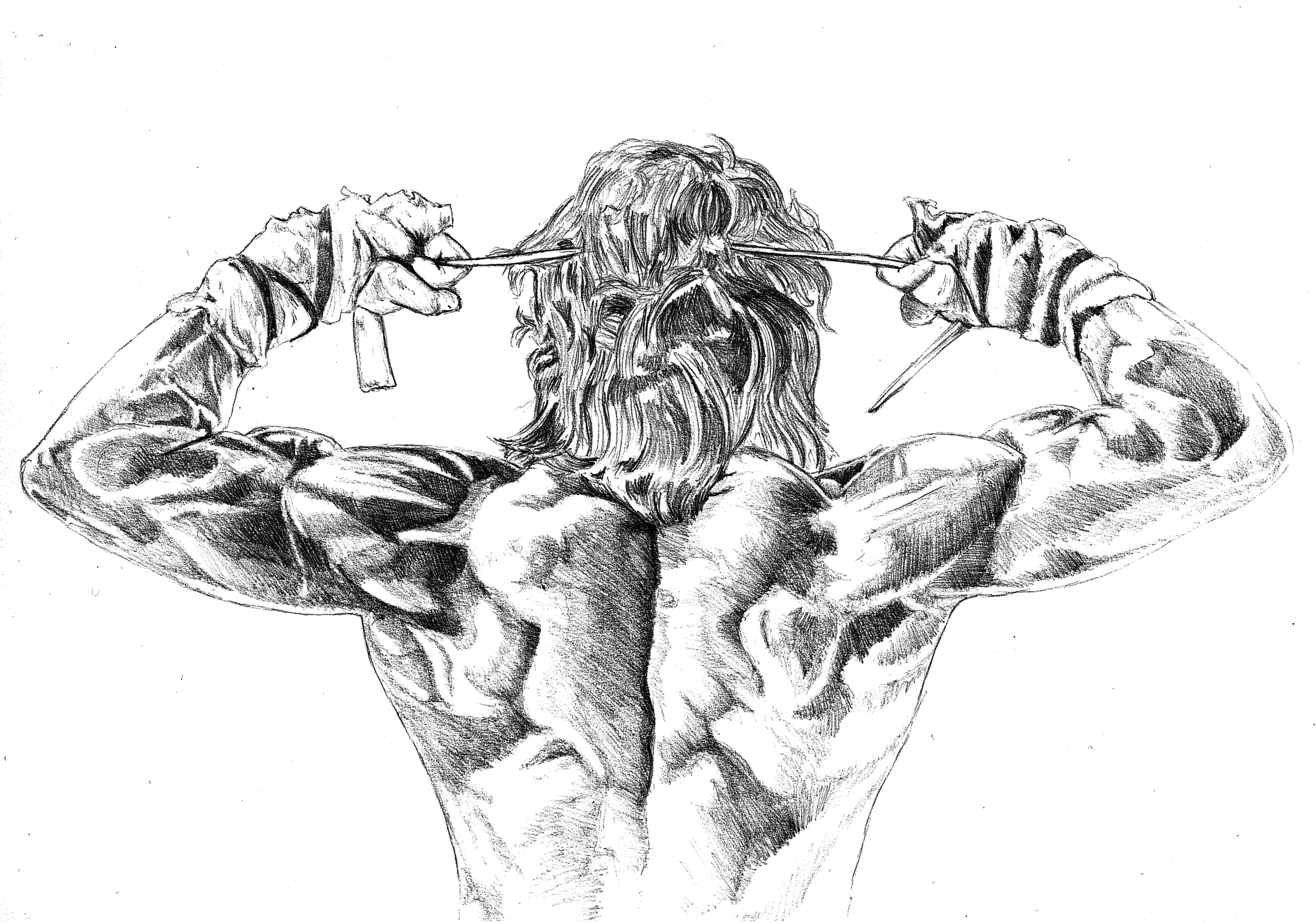 6586x4618 Rambo - Rambo Sketch