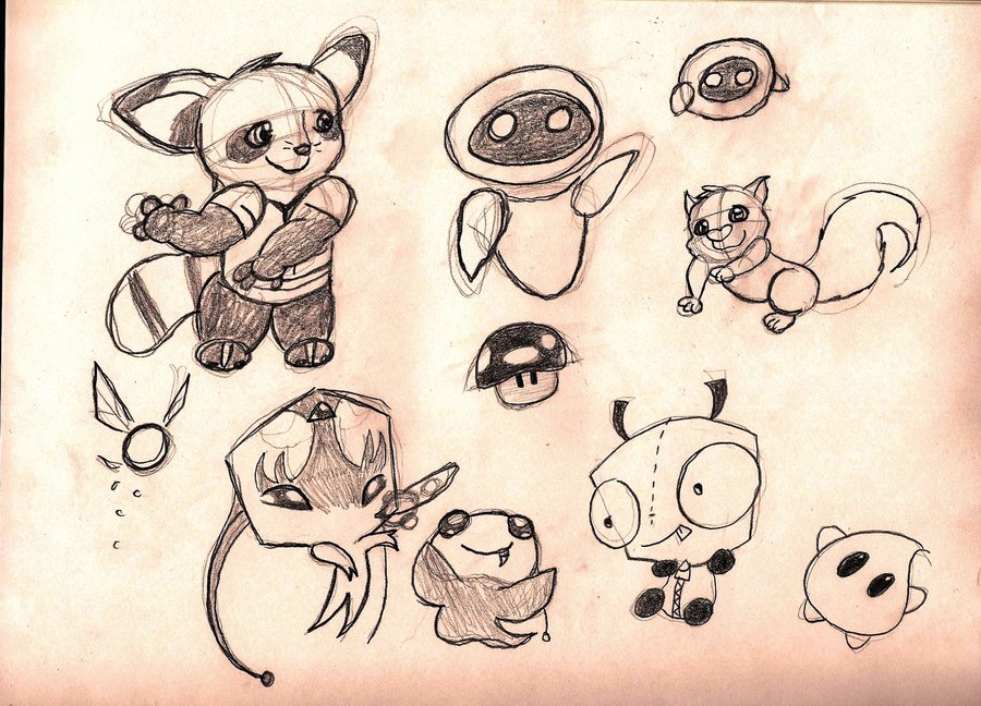 900x648 Random Sketches Of Awesome By Gembutterfly - Random Sketches