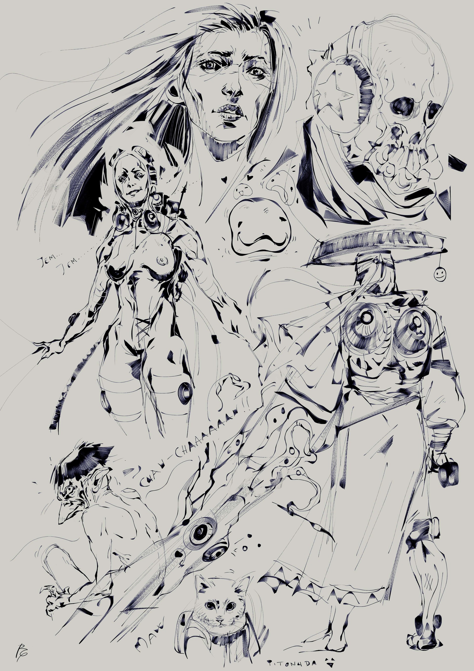 1920x2715 Raquel Cornejo - Random Sketches