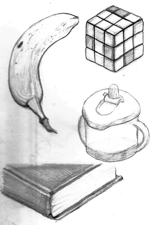 600x877 Still Life Random Sketches By Daemontard - Random Sketches