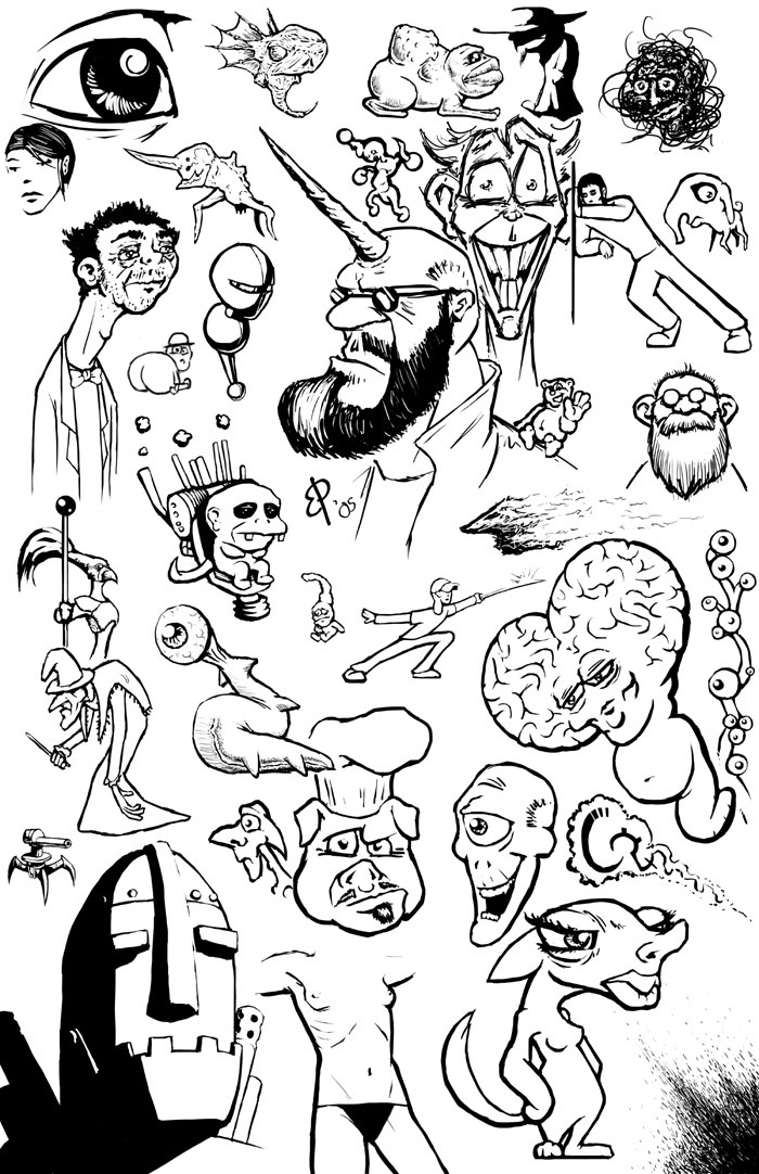 700x1082 The Random Sketches Of Eric Poulton - Random Sketches