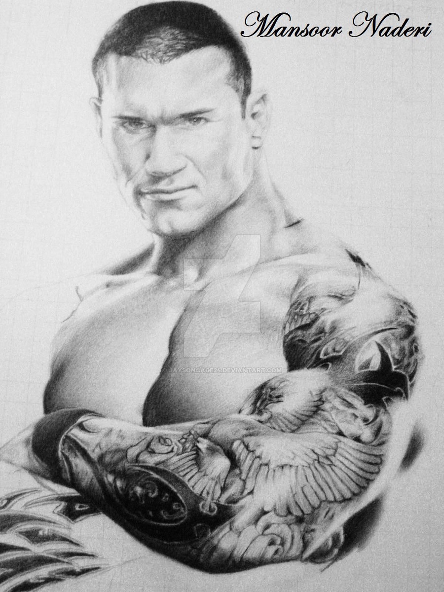 900x1200 Randy Orton - Randy Orton Sketch