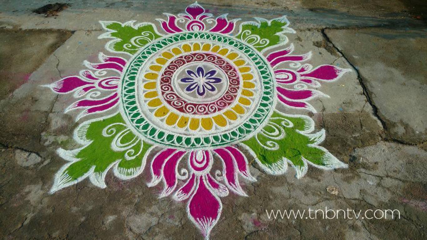 Rangoli Sketch at PaintingValley.com | Explore collection of Rangoli Sketch