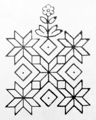 336x421 9 Best Tulsi Rangoli Designs Styles At Life - Rangoli Sketch Designs
