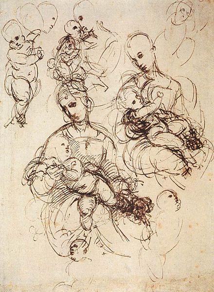 440x599 Importance Of Raphael In The Renaissance - Raphael Sketches