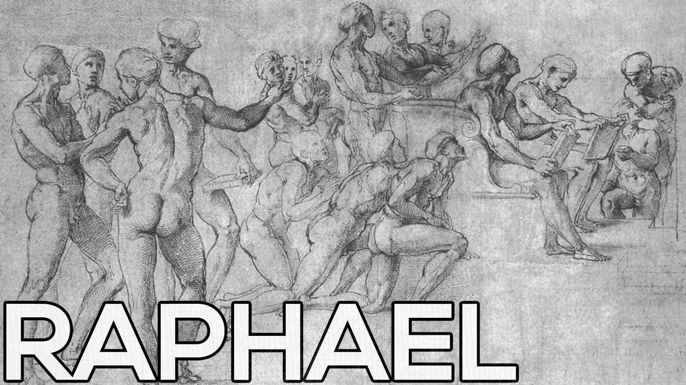 1366x768 Raphael A Collection Of 65 Sketches Amp Etchings (Hd) - Raphael Sketches