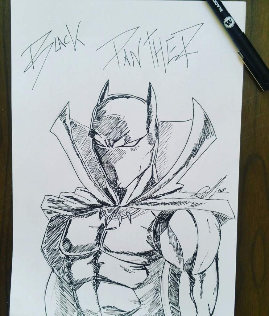 872x1024 Rapid Sketch Of Black Panther Comics Amino - Rapid Sketch