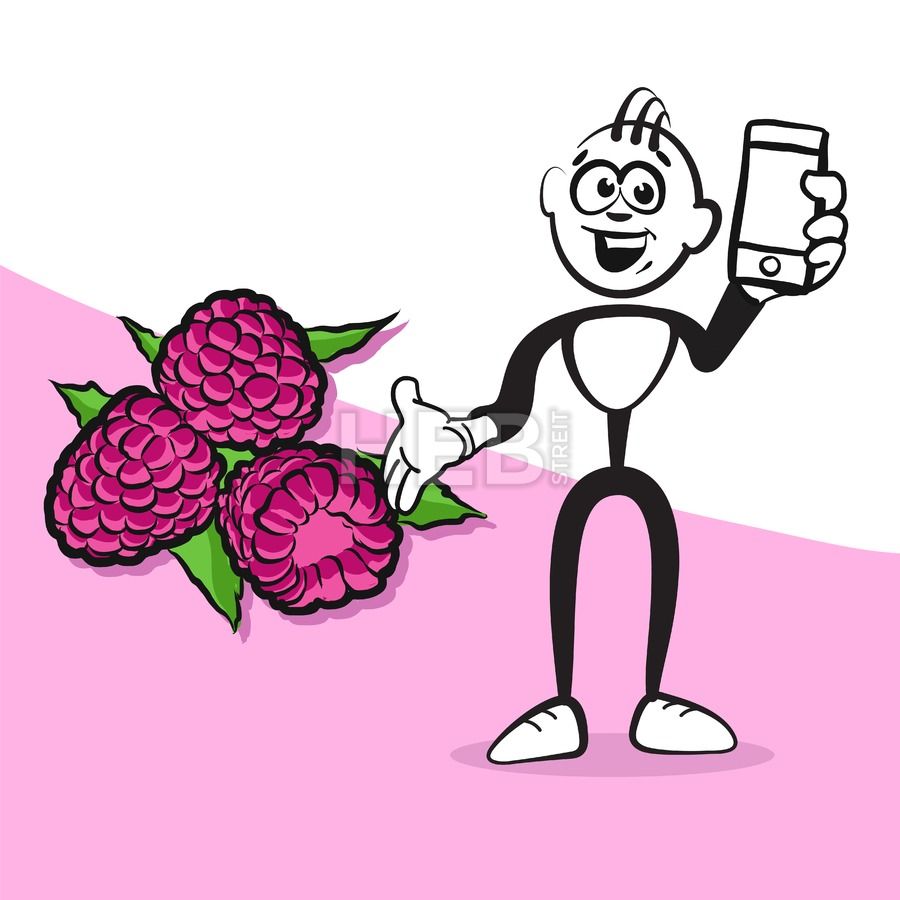 900x900 Raspberry Mobile Man Stickman Emotion Emotions Sketches And - Raspberry Sketch