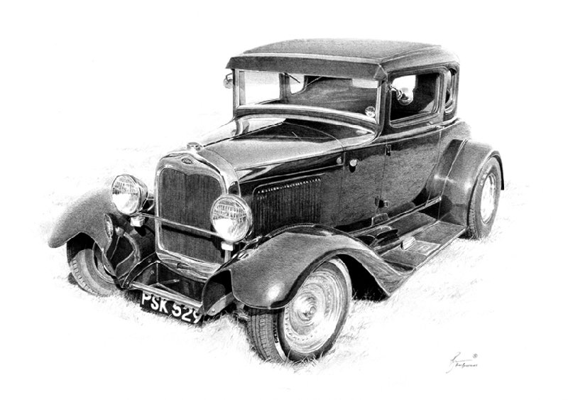 800x563 Hot Rod Drawings Hot Rod Art And Drawings - Rat Rod Sketches