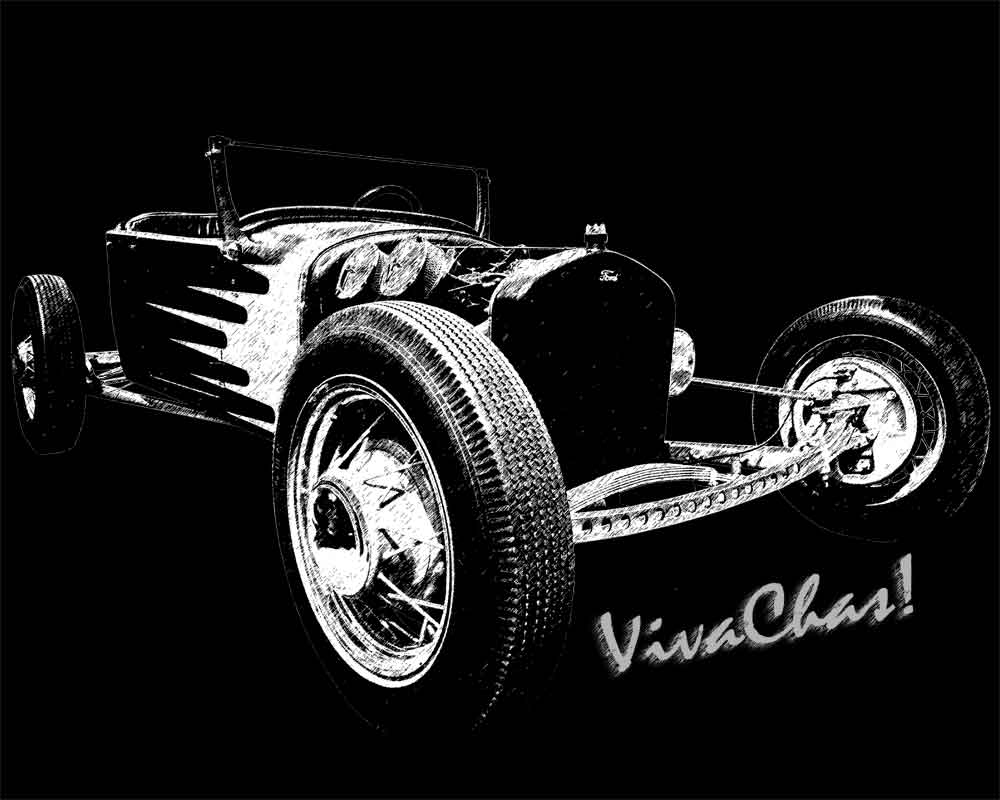 1000x800 Rat Rod Drawing - Rat Rod Sketches