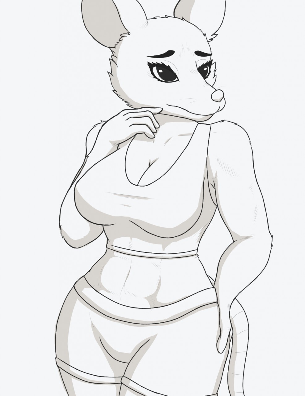 987x1280 Rat Sketch By Cooliehigh - Rat Sketch Images