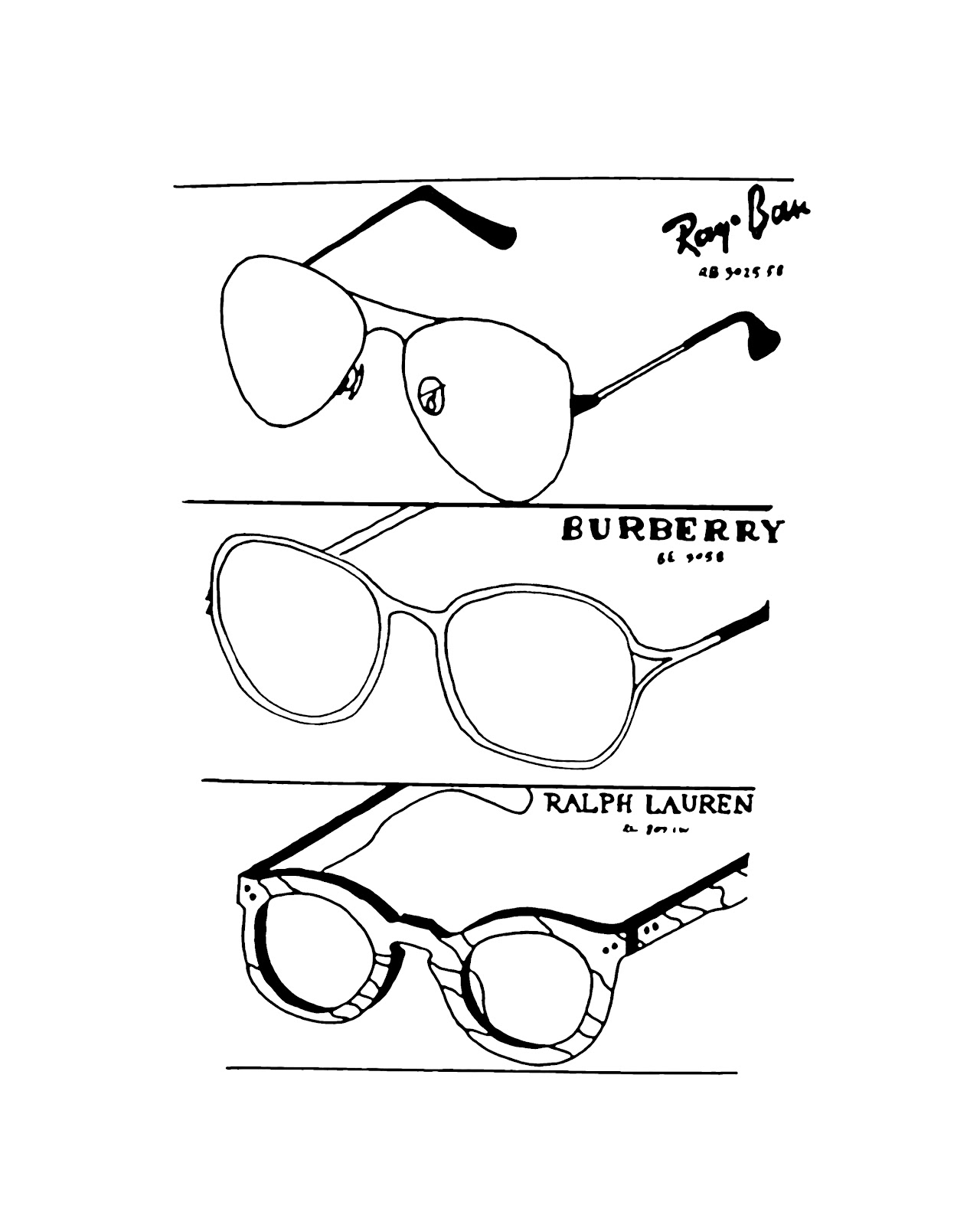 1280x1600 Ray Ban Sunglasses Sketch - Ray Ban Sketch