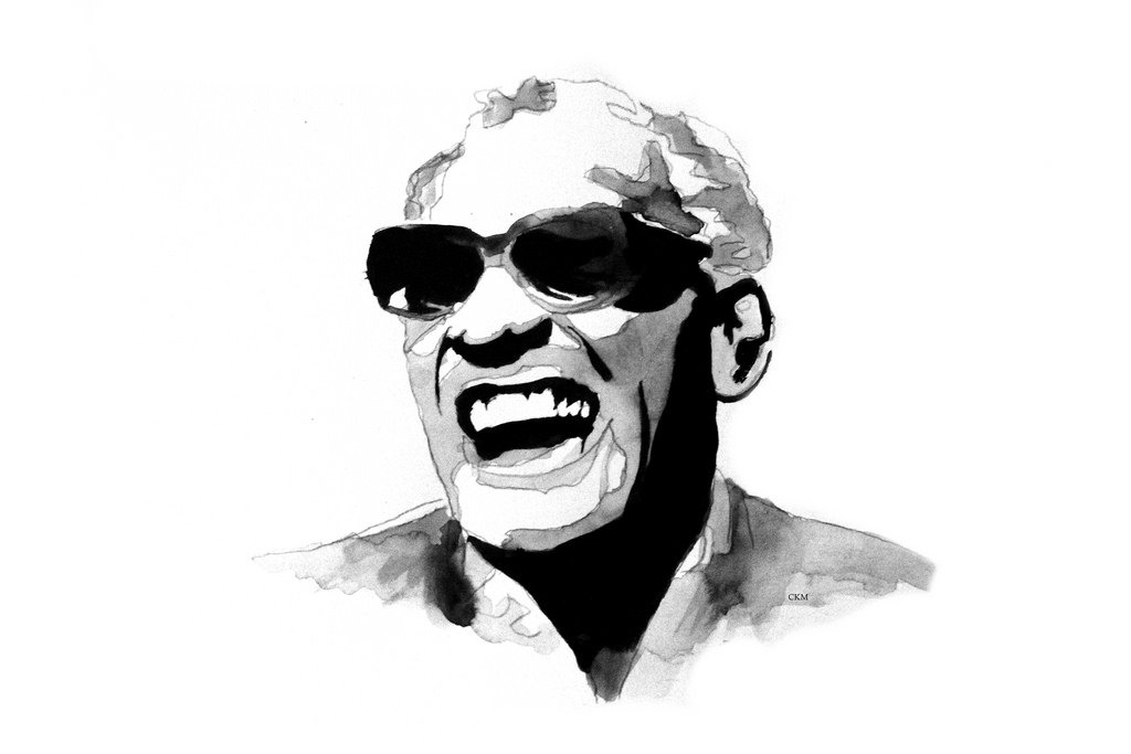 Ray Charles Sketch at PaintingValley.com | Explore collection of Ray ...