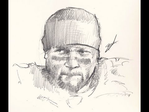 480x360 15 Minute Portraits - Ray Lewis Sketch