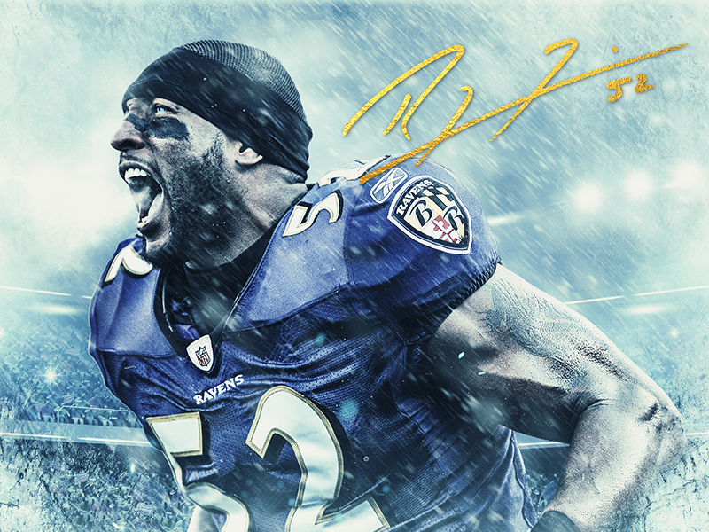 800x600 Ray Lewis Hall Of Fame By Brad Lefeld - Ray Lewis Sketch