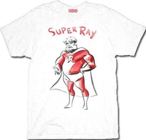 500x481 Bored To Death Super Ray Sketch White Adult T Shirt Tee Online Buy - Ray Sketch