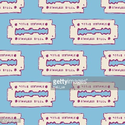 416x416 Sketch Razor Blade In Vintage Style Stock Vectors - Razor Blade Sketch