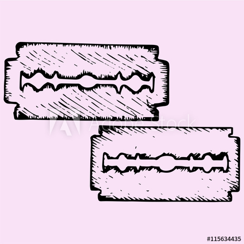 Razor Blade Sketch at Explore collection of Razor