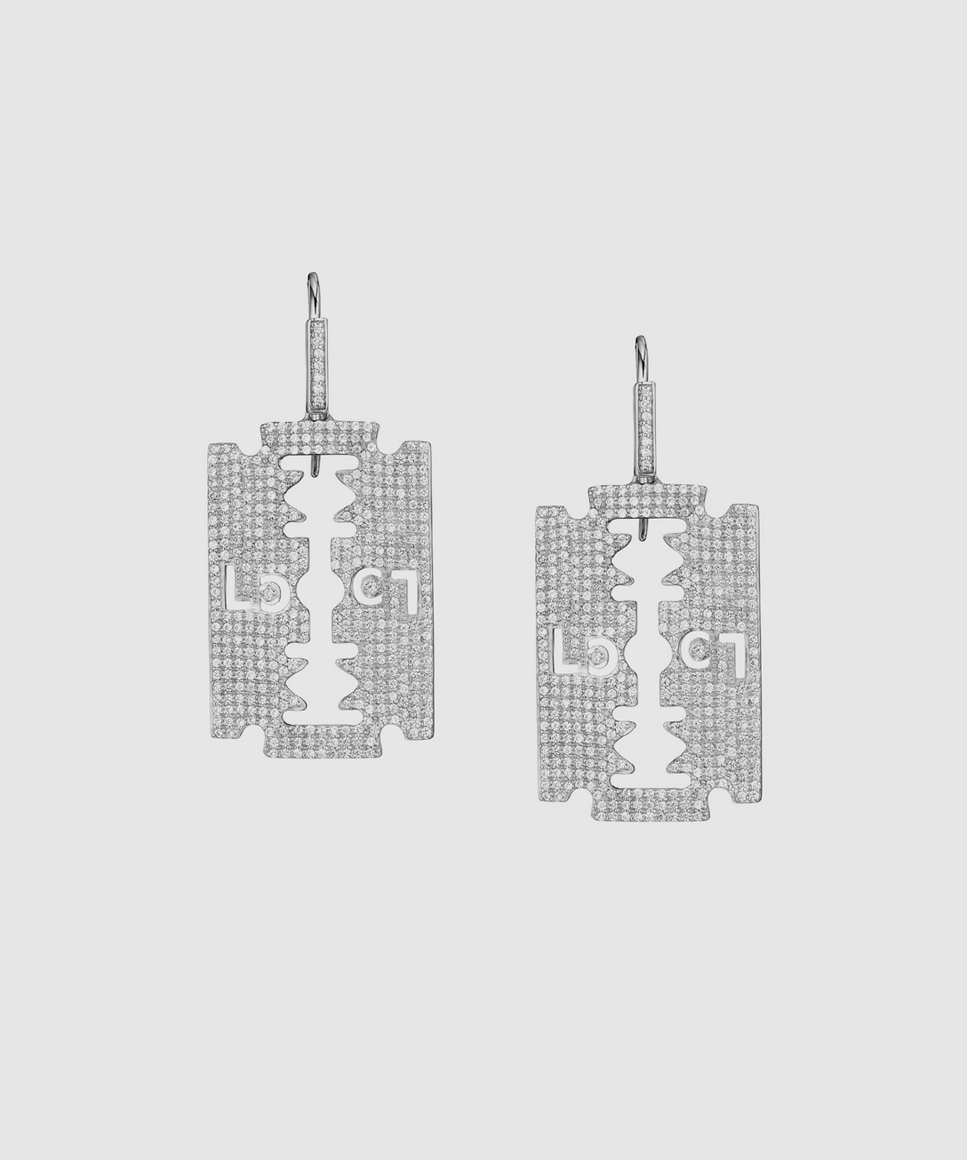 1088x1306 Diamond Razor Blade Earrings - Razor Blade Sketch