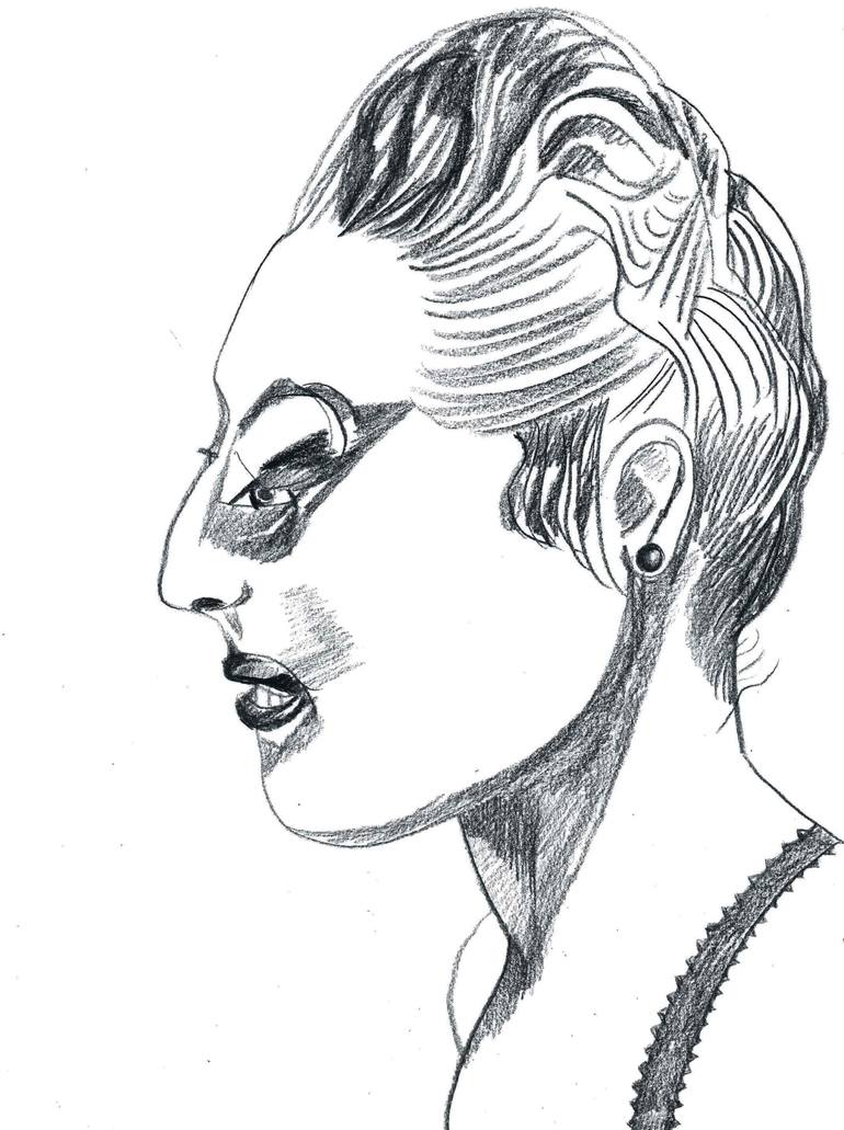 770x1031 Razor Drawing By Pedro Uribe Echeverria Saatchi Art - Razor Sketch