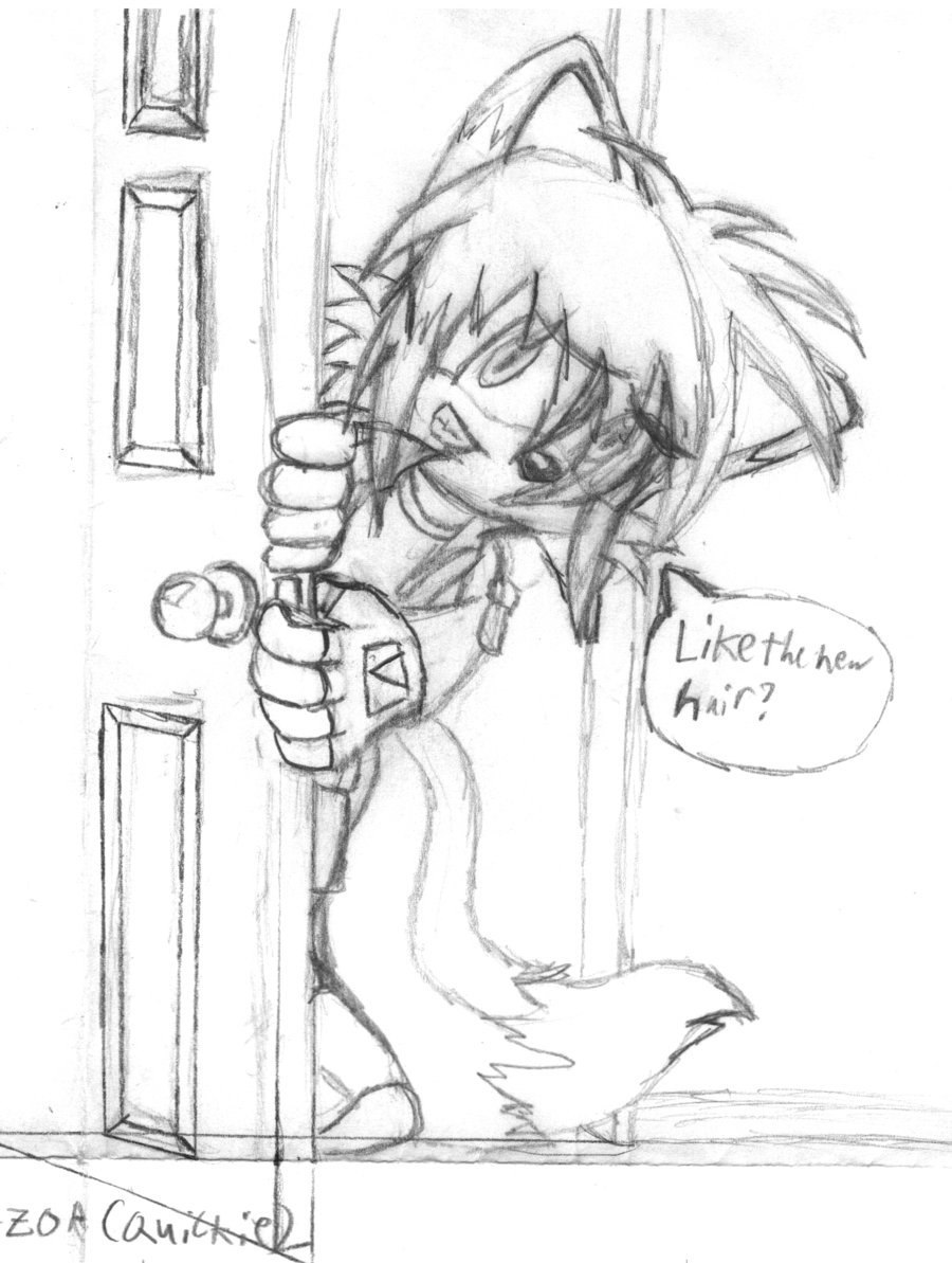 900x1193 Razor Got A Haircut Sketch By Razortoshiba - Razor Sketch