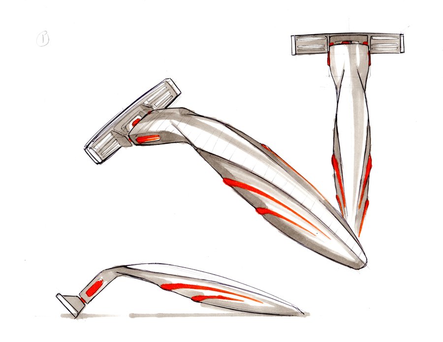 900x695 Razor Sketch By Scadbeezie - Razor Sketch