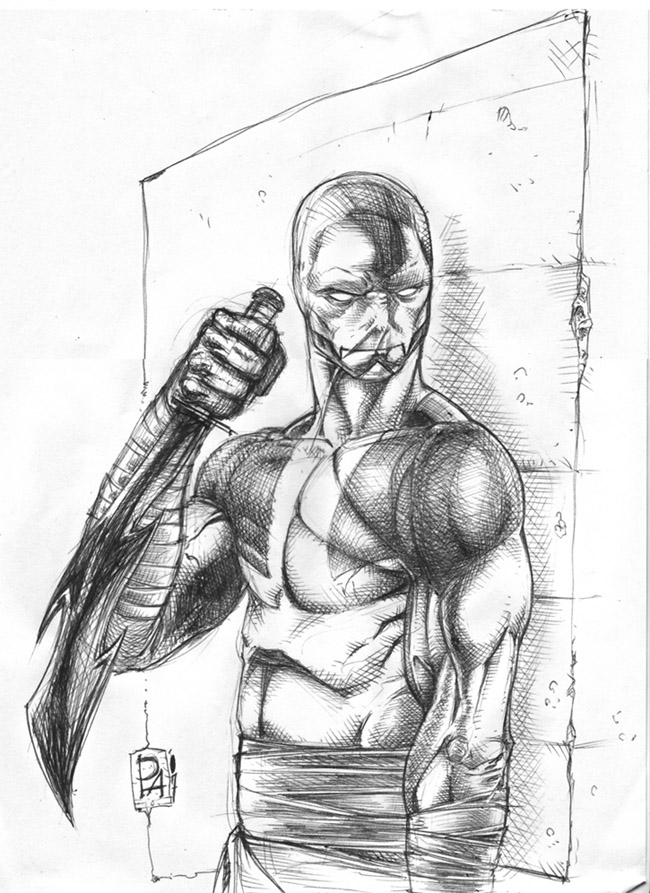 650x893 Razor Sketch By Pacomtois - Razor Sketch