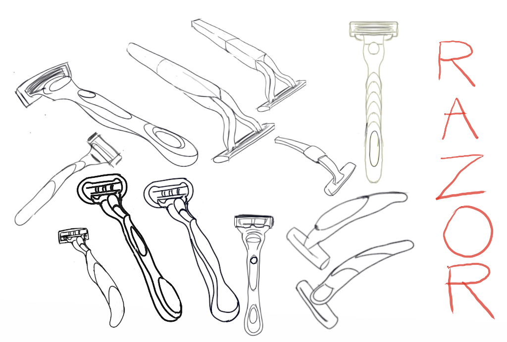 1024x692 Product Designers Pdt Sketch 13 Razor Concepts Product Design - Razor Sketch
