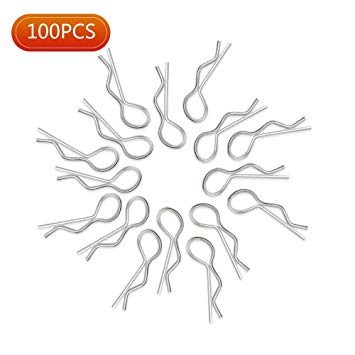 355x355 Hosim 100pcs Durable Stainless Rc Car Shell Body Clip Pins, 1.2mm - Rc Car Sketch