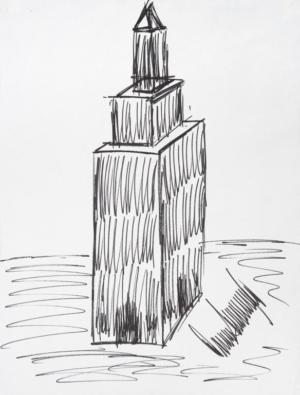 300x395 New York Real Estate Developer Buys Trump Drawing - Real Estate Sketch