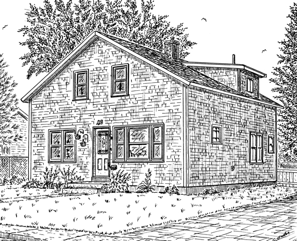 590x480 Portfolio Gallery Mehrnoosh Aghdassi - Real Estate Sketch