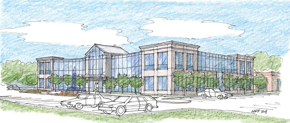 1000x425 The Real Estate Center Hds Architecture - Real Estate Sketch