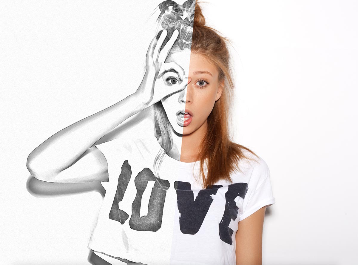 1200x887 How To Create A Realistic Pencil Sketch Effect In Photoshop - Real Sketch