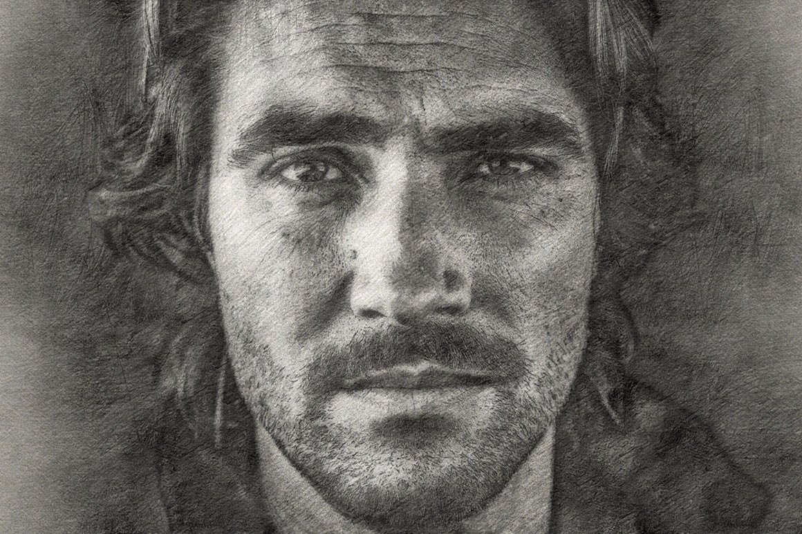 1160x772 Real Sketch Pro Photoshop Action By Grasycho Graphicriver - Real Sketch