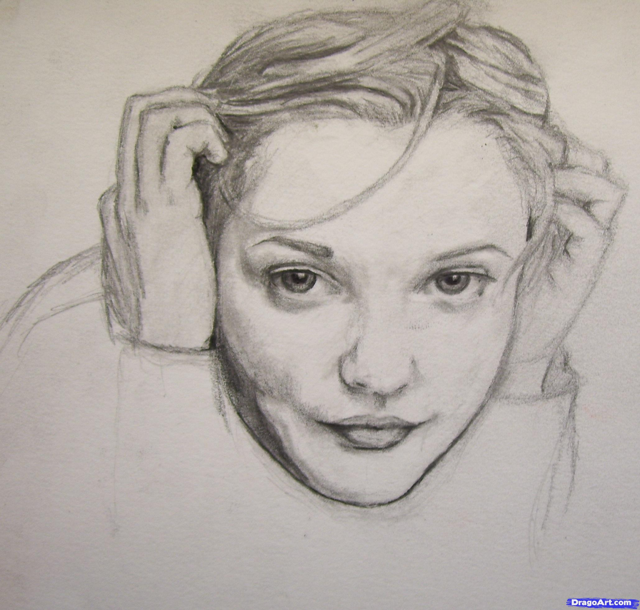 Realistic Face Sketch at PaintingValley.com | Explore collection of ...