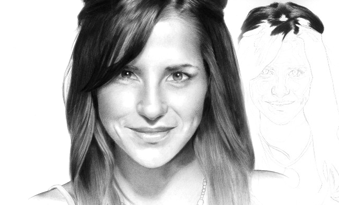 660x400 Drawing The Portrait How To Draw A Face Step By Step - Realistic Face Sketch