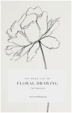 236x371 Flower Sketch Tutorial Great How To Draw A Realistic Flower Step - Realistic Flower Sketch