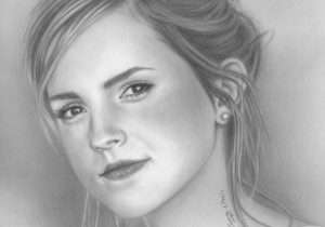 300x210 Realistic Drawing Of Girl How To Draw Real Faces, Draw Faces - Realistic Girl Sketch