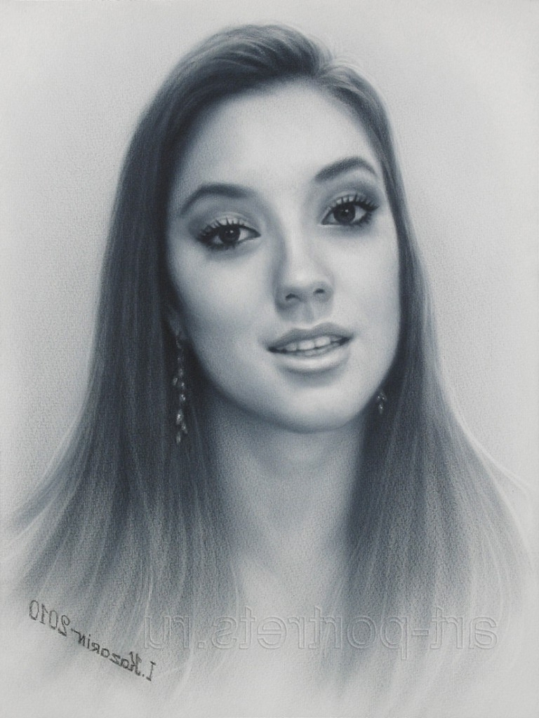 768x1024 Realistic Drawing Sketches Realistic Girl Face Sketch - Realistic Girl Sketch